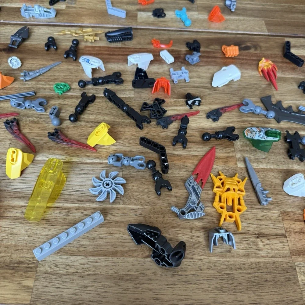 LEGO BIONICLE Hero Factory Bulk Lot of 100 Parts & Pieces - SEE PICTURES AS IS!